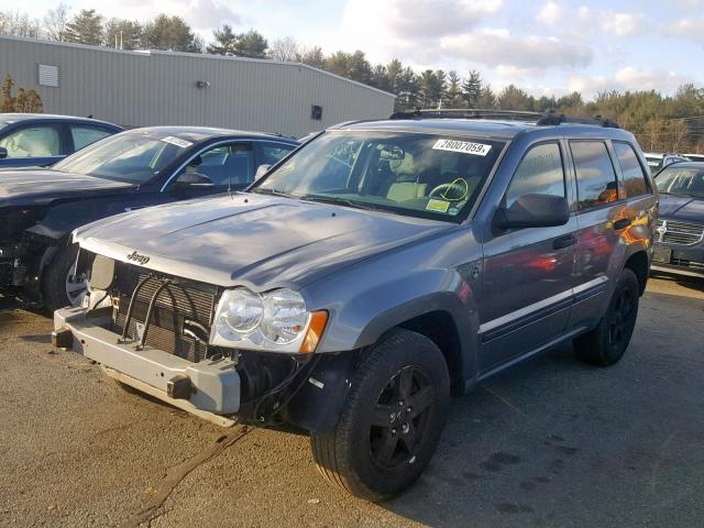 1J8GR48K77C652469 - 2007 JEEP GRAND CHER GRAY photo 2