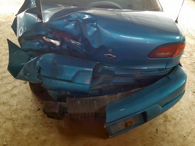 1G1JF5242Y7316625 - 2000 CHEVROLET CAVALIER L TEAL photo 9