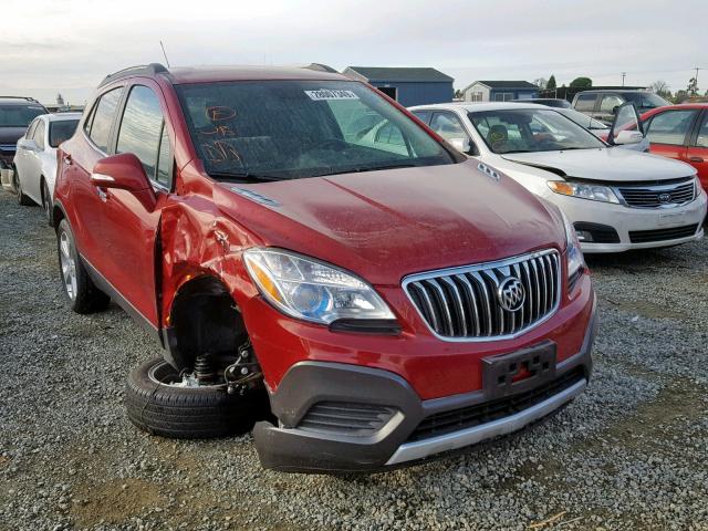 KL4CJASB0GB658862 - 2016 BUICK ENCORE RED photo 1