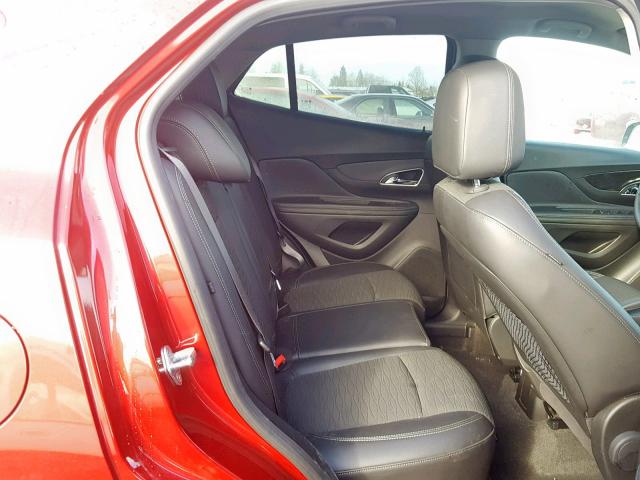 KL4CJASB0GB658862 - 2016 BUICK ENCORE RED photo 6