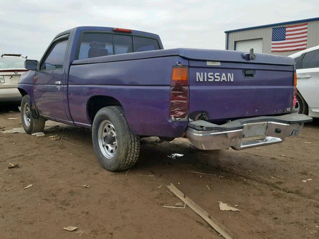 1N6SD11SXSC405090 - 1995 NISSAN TRUCK E/XE PURPLE photo 3