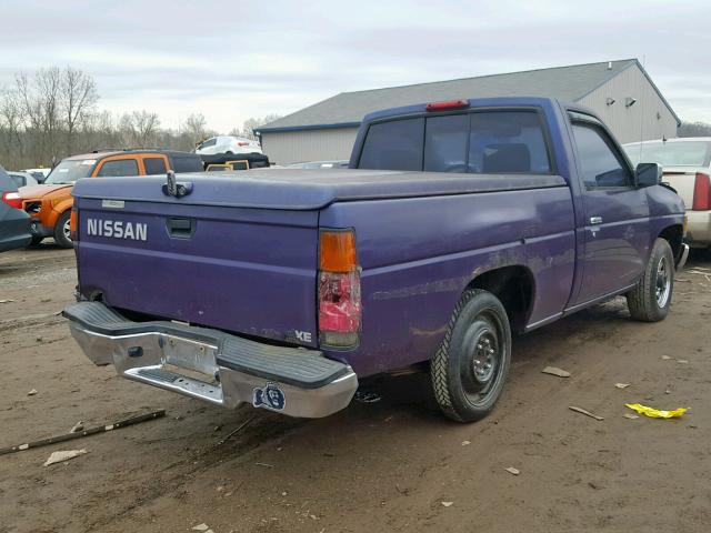 1N6SD11SXSC405090 - 1995 NISSAN TRUCK E/XE PURPLE photo 4