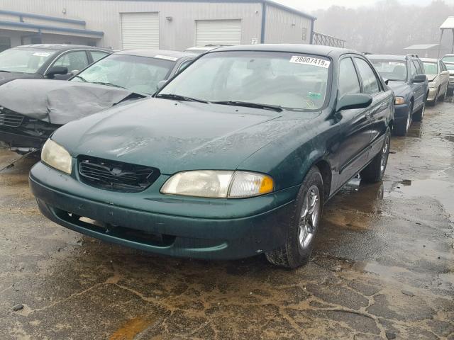 1YVGF22C3X5865424 - 1999 MAZDA 626 ES GREEN photo 2