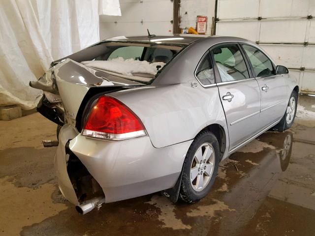 2G1WU583089204625 - 2008 CHEVROLET IMPALA LTZ SILVER photo 4