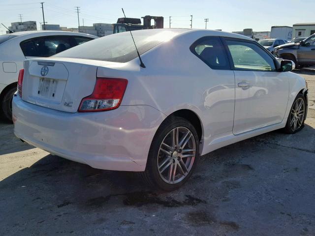 JTKJF5C78C3034238 - 2012 TOYOTA SCION TC WHITE photo 4