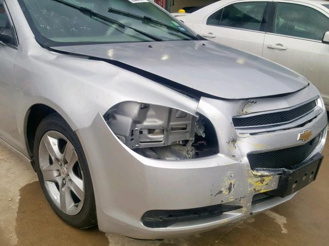 1G1ZA5E00AF281833 - 2010 CHEVROLET MALIBU LS GRAY photo 9