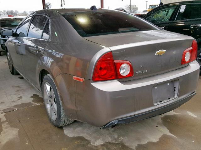 1G1ZA5EU1CF167619 - 2012 CHEVROLET MALIBU LS BROWN photo 3