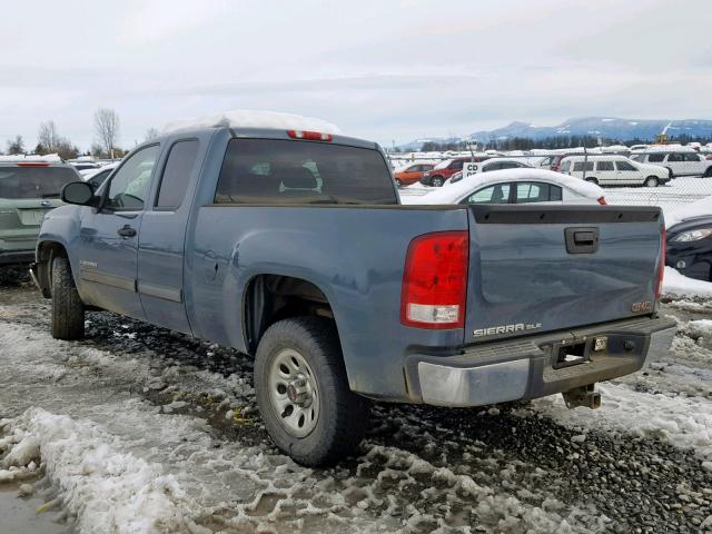 2GTEC19J771590954 - 2007 GMC NEW SIERRA BLUE photo 3