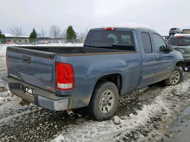 2GTEC19J771590954 - 2007 GMC NEW SIERRA BLUE photo 4