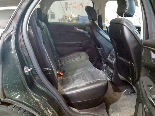 2FMTK4J98FBC40699 - 2015 FORD EDGE SEL BLACK photo 6