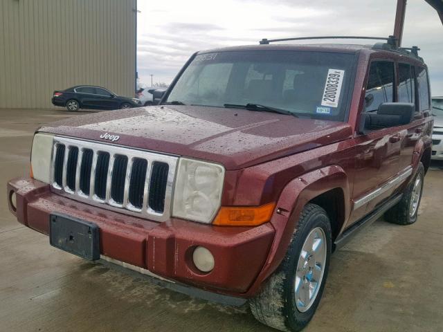 1J8HH58N36C369315 - 2006 JEEP COMMANDER ბურგუნდია ფოტო 2