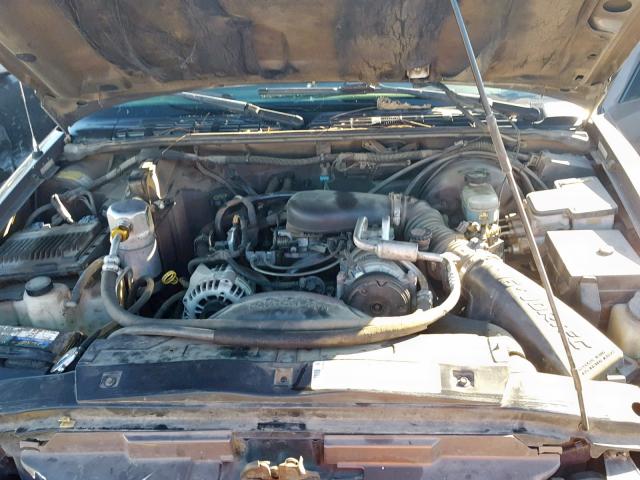 1GNDT13W2X2118605 - 1999 CHEVROLET BLAZER TAN photo 7