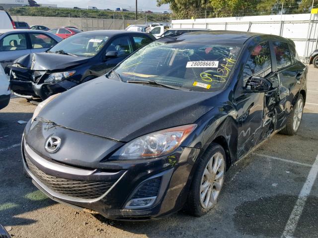 JM1BL1K61B1358986 - 2011 MAZDA 3 S BLACK photo 2