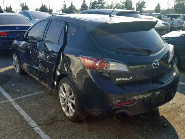 JM1BL1K61B1358986 - 2011 MAZDA 3 S BLACK photo 3