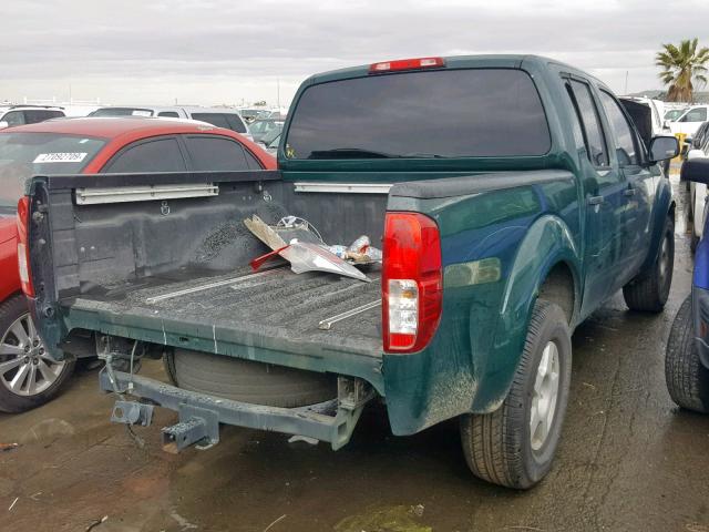 1N6AD07UX5C421230 - 2005 NISSAN FRONTIER C GREEN photo 4