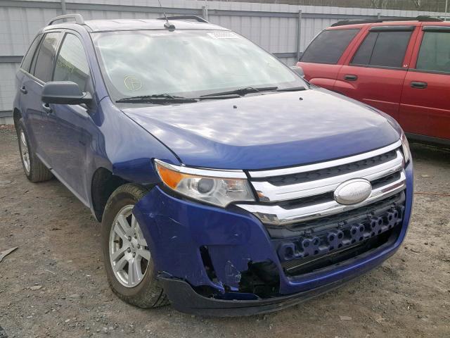 2FMDK3GC1DBA73049 - 2013 FORD EDGE SE BLUE photo 1