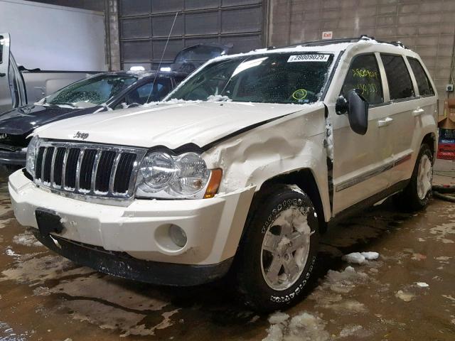 1J4HR58265C532641 - 2005 JEEP GRAND CHER WHITE photo 2