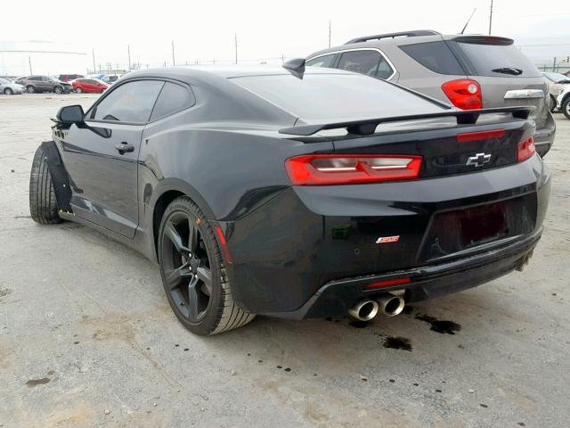 1G1FH1R72J0151408 - 2018 CHEVROLET CAMARO SS BLACK photo 3