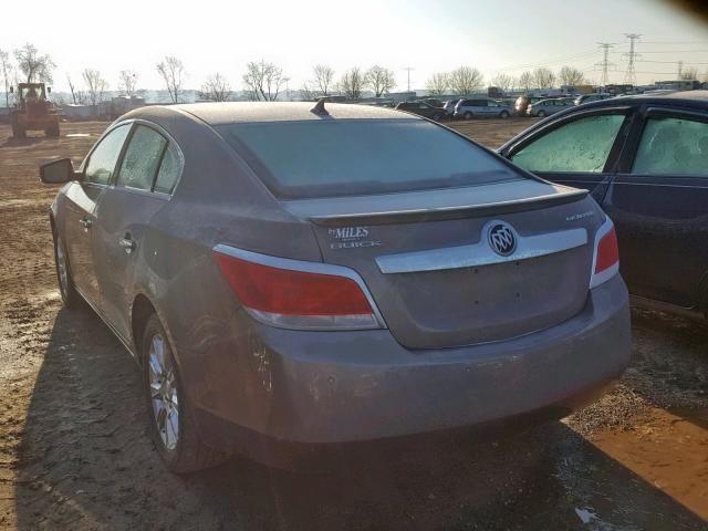 1G4GD5ER6CF155625 - 2012 BUICK LACROSSE P GRAY photo 3