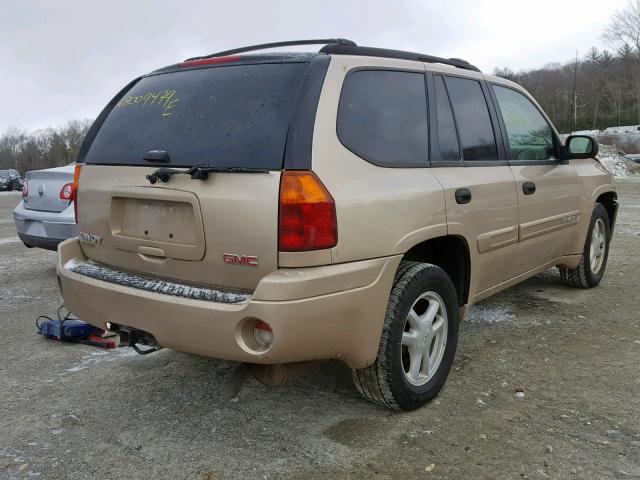 1GKDT13S142169289 - 2004 GMC ENVOY TAN photo 4