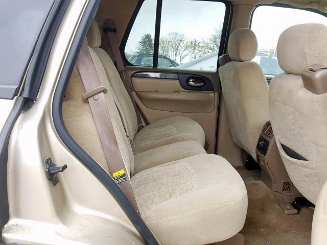 1GKDT13S142169289 - 2004 GMC ENVOY TAN photo 6