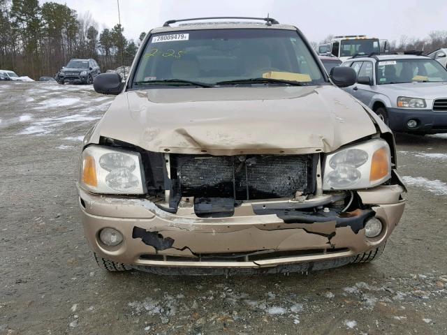 1GKDT13S142169289 - 2004 GMC ENVOY TAN photo 9