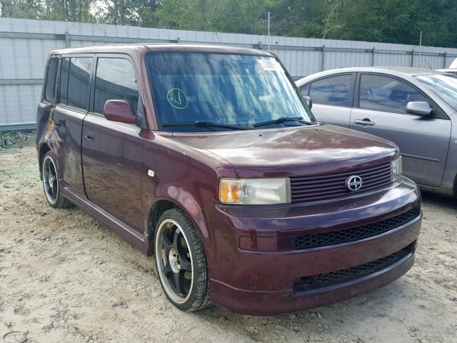 JTLKT324650185362 - 2005 TOYOTA SCION XB BURGUNDY photo 1