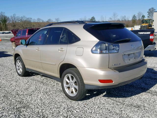 JTJHW31U972017668 - 2007 LEXUS RX 400H GOLD photo 3