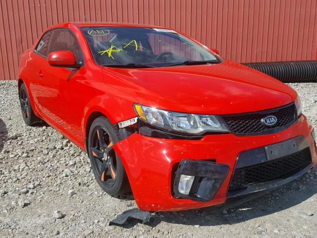 KNAFW6A30D5685319 - 2013 KIA FORTE SX RED photo 1