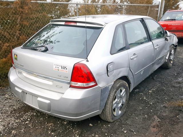 1G1ZT63896F157074 - 2006 CHEVROLET MALIBU MAX SILVER photo 4