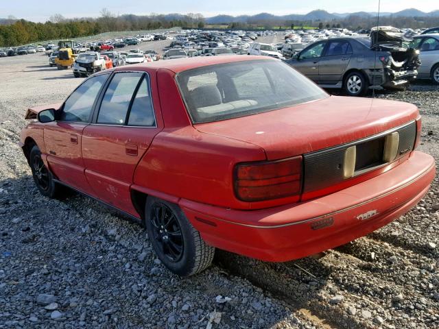 1G3NL5532RM019619 - 1994 OLDSMOBILE ACHIEVA S RED photo 3