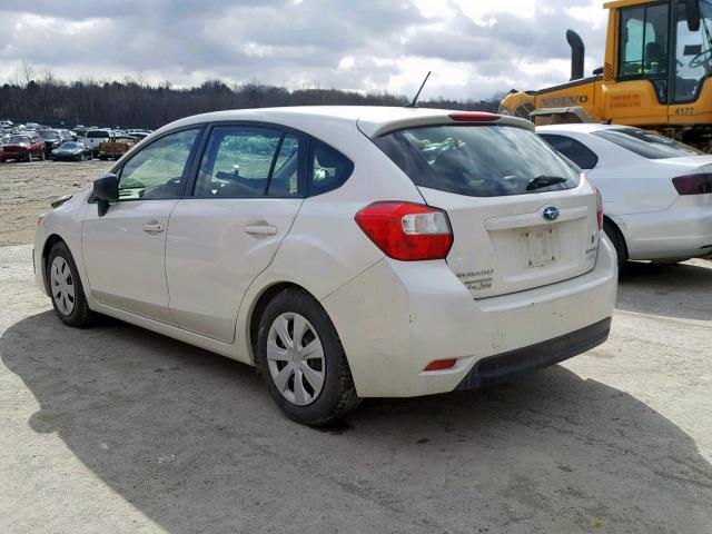 JF1GPAA66E8270335 - 2014 SUBARU IMPREZA WHITE photo 3