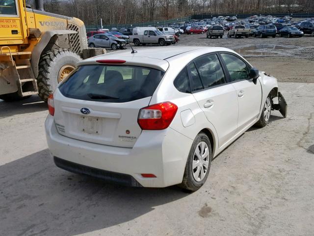 JF1GPAA66E8270335 - 2014 SUBARU IMPREZA WHITE photo 4