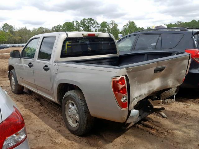 1GCCS136758152816 - 2005 CHEVROLET COLORADO SILVER photo 3