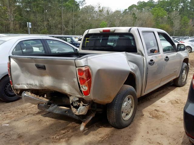 1GCCS136758152816 - 2005 CHEVROLET COLORADO SILVER photo 4