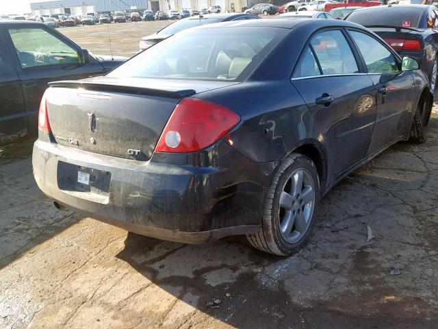 1G2ZH558664196902 - 2006 PONTIAC G6 GT BLACK photo 4