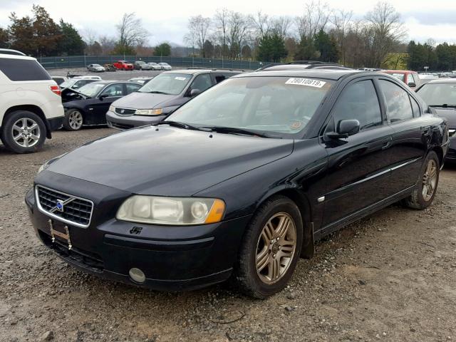 YV1RS592852430027 - 2005 VOLVO S60 2.5T BLACK photo 2