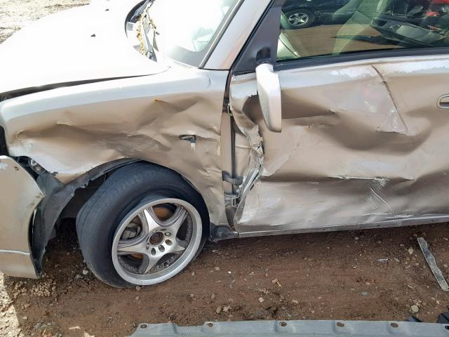 JTLKT324150219143 - 2005 TOYOTA SCION XB GRAY photo 9