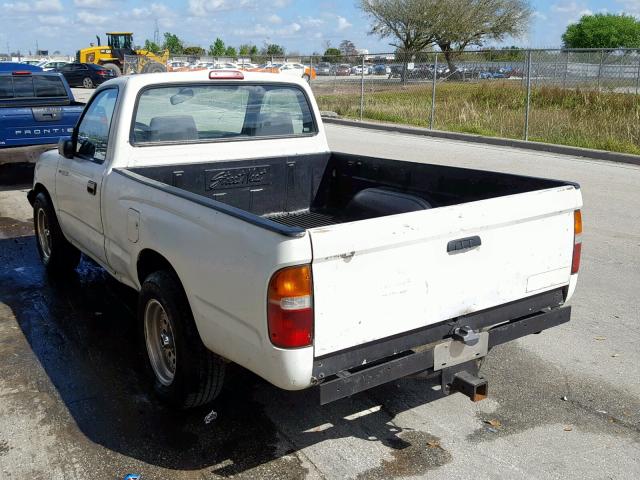 4TAUN41B5SZ008678 - 1995 TOYOTA TACOMA WHITE photo 3