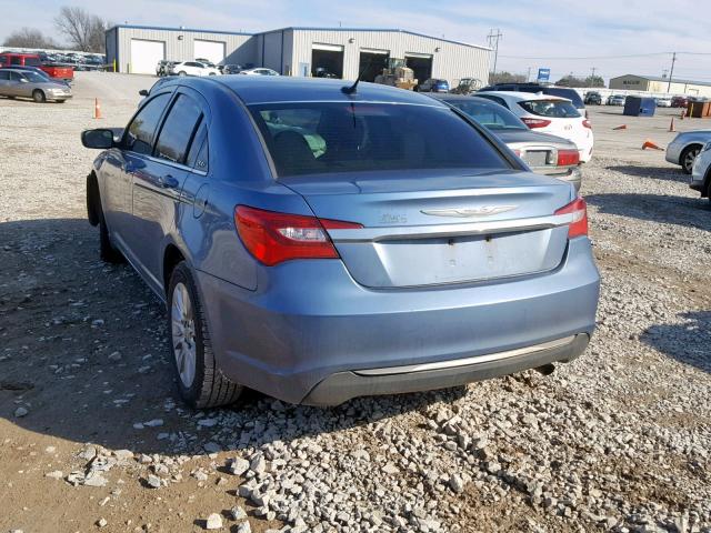 1C3BC4FB1BN589831 - 2011 CHRYSLER 200 LX BLUE photo 3