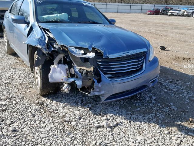 1C3BC4FB1BN589831 - 2011 CHRYSLER 200 LX BLUE photo 9