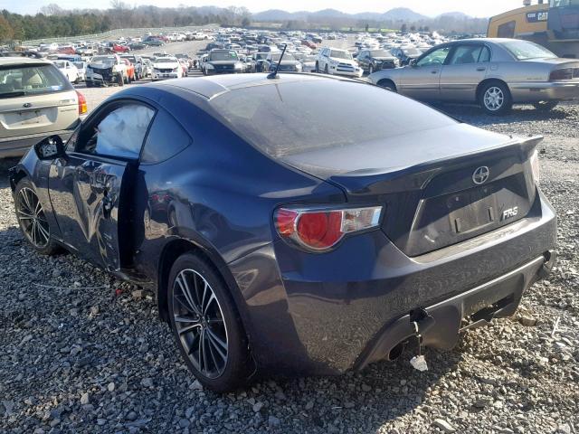 JF1ZNAA18D1717936 - 2013 TOYOTA SCION FR-S CHARCOAL photo 3