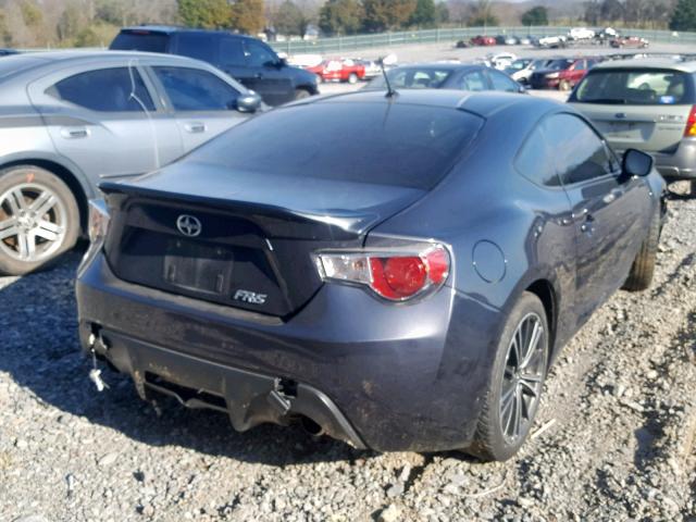JF1ZNAA18D1717936 - 2013 TOYOTA SCION FR-S CHARCOAL photo 4