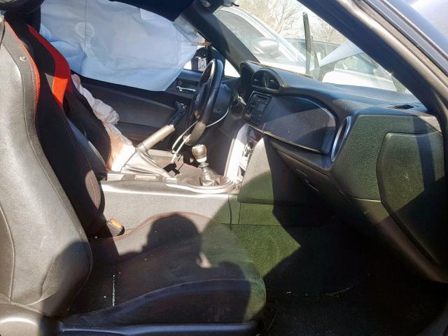 JF1ZNAA18D1717936 - 2013 TOYOTA SCION FR-S CHARCOAL photo 5