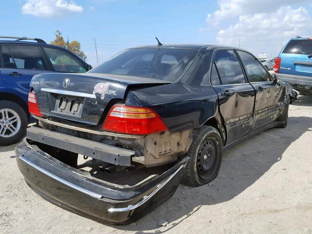 JH4KA96592C001998 - 2002 ACURA 3.5RL BLACK photo 4