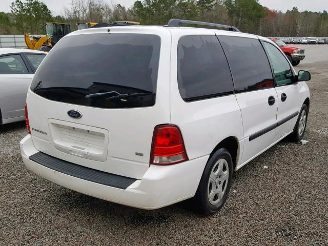 2FMZA51606BA01401 - 2006 FORD FREESTAR S WHITE photo 4