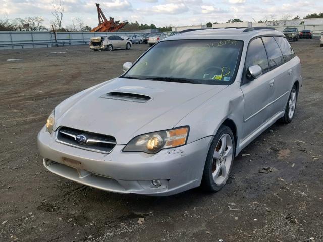 4S3BP686054325862 - 2005 SUBARU LEGACY GT SILVER photo 2