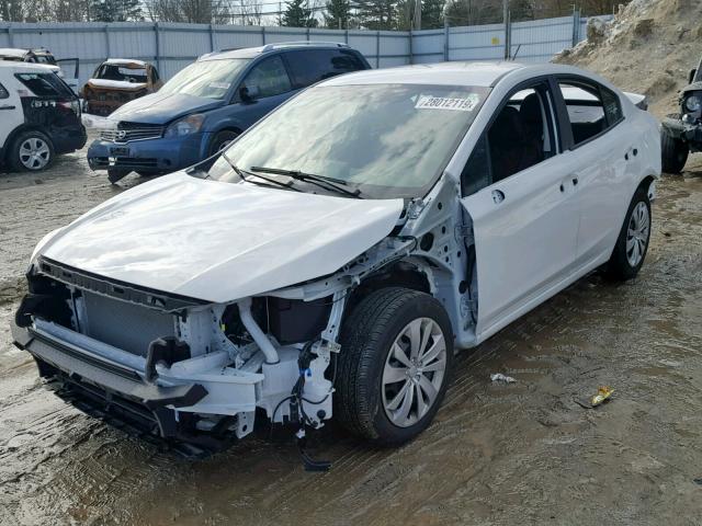 4S3GKAA6XK3600219 - 2019 SUBARU IMPREZA WHITE photo 2