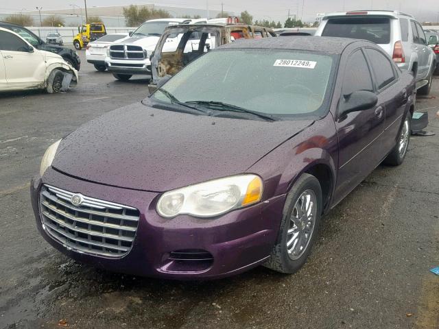 1C3EL56R66N284007 - 2006 CHRYSLER SEBRING TO PURPLE photo 2