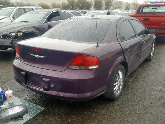 1C3EL56R66N284007 - 2006 CHRYSLER SEBRING TO PURPLE photo 4